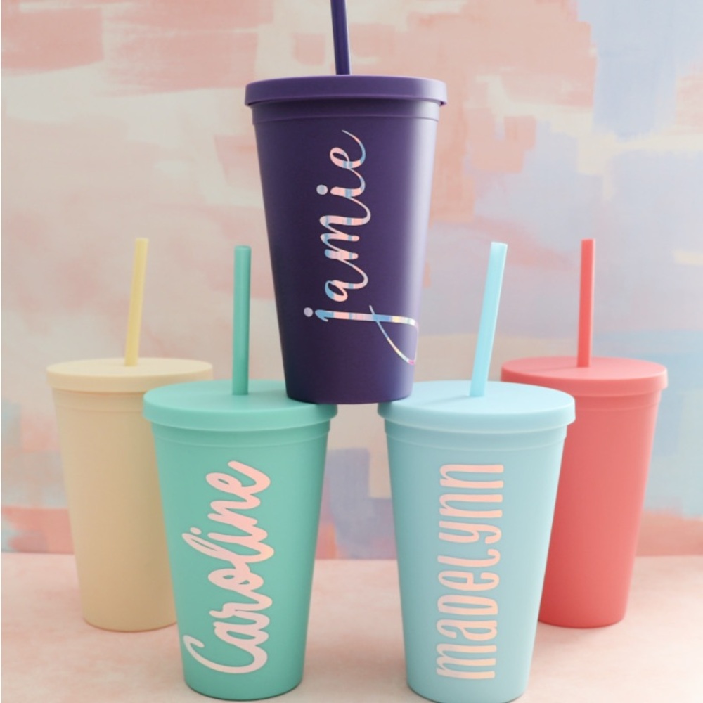 Colorful Personalized Tumbler Cup